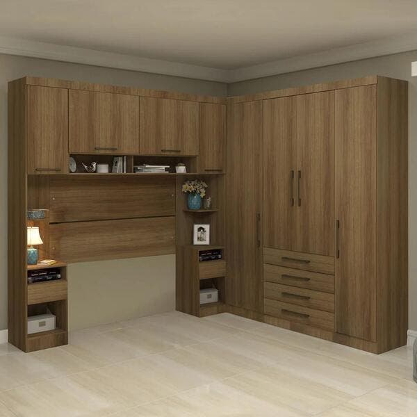 Guarda Roupa Queen Modulado Cp05 Delphi Avelã L01 - Mpozenato | Leroy ...