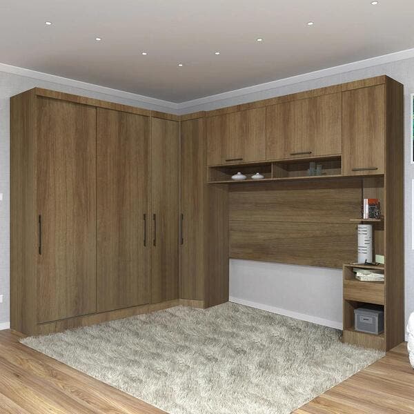 Guarda Roupa Queen Modulado Cp06 Delphi Avelã L01 - Mpozenato | Leroy ...