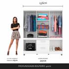 Guarda Roupa Rebeca 8 Portas 2 Gavetas Branco - Móveis Arapon