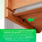 Guarda-roupa Recife 4 Portas 2 Gavetas Com Espelho Salleto Ci