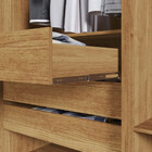 Guarda-roupa Recife 4 Portas 2 Gavetas Salleto Cinamomo