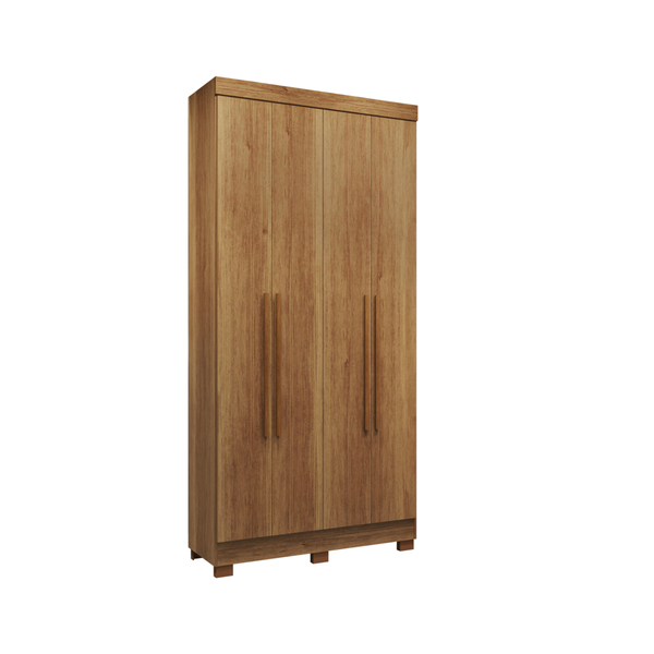 Guarda-roupa Recife 4 Portas 2 Gavetas Salleto Cinamomo