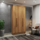 Guarda-roupa Recife 4 Portas 2 Gavetas Salleto Cinamomo