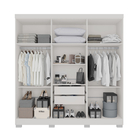 Guarda-roupa Recife 6 Portas 2 Gavetas Com Espelho Salleto Br