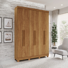 Guarda-roupa Recife 6 Portas 2 Gavetas Salleto Cinamomo