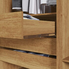 Guarda-roupa Recife 6 Portas 2 Gavetas Salleto Cinamomo-off W