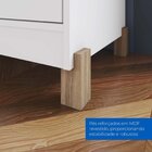 Guarda Roupa Retrô 100% Mdf 4 Portas 4 Gavetas Aspen Branco H