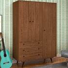 Guarda-roupa Retrô 20 - Olivar - Rustik Carvalho