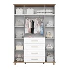 Guarda-roupa Retrô 4 Portas E 4 Gavetas Harper Branco Hp E Je