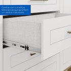 Guarda-roupa Retrô 4 Portas E 4 Gavetas Harper Branco Hp E Je