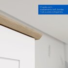 Guarda-roupa Retrô 4 Portas E 4 Gavetas Harper Branco Hp E Je