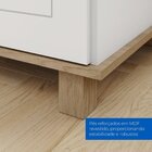 Guarda-roupa Retrô 4 Portas E 4 Gavetas Harper Branco Hp E Je