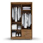 Guarda Roupa Retro Ipê Nobre Primacy Batrol