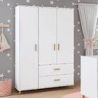 Guarda Roupa Retrô Milka Branco Atóxico