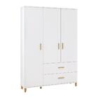 Guarda Roupa Retrô Milka Branco Atóxico