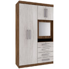 Guarda-roupa Rio Branco 5 Portas E 4 Gavetas – Rodial - Cacau