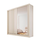 Guarda Roupa Ripado 4 Gavetas - Lugano-off White - Made Marcs