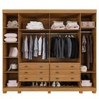 Guarda Roupa Ripado 6 Portas 6 Gavetas Arezzo Benetil Cinamomo