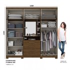 Guarda-roupa Roupeiro 10 Portas E 4 Gavetas Urban Henn Castan