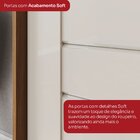 Guarda-roupa Roupeiro 2 Portas Deslizantes 3 Gavetas Del Mare