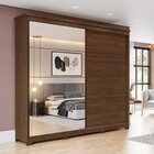 Guarda-roupa Roupeiro 2 Portas Deslizantes 4 Gavetas Detroit