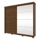 Guarda-roupa Roupeiro 2 Portas Deslizantes 4 Gavetas Detroit