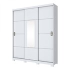 Guarda-roupa Roupeiro 3 Portas Deslizantes 2 Gavetas Tijucas