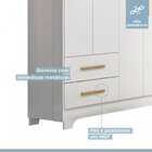 Guarda-roupa Roupeiro 4 Portas 2 Gavetas Star Tigus Baby Flex