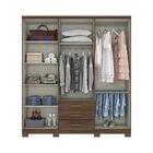 Guarda Roupa Roupeiro 6 Portas 3 Gavetas 2 Espelhos 5 Pratele