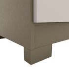 Guarda-roupa Roupeiro 6 Portas 3 Gavetas Armani Henn Duna/cri