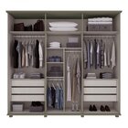 Guarda-roupa Roupeiro 6 Portas 6 Gavetas Canyon Henn Duna/off