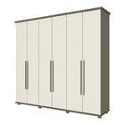 Guarda-roupa Roupeiro 6 Portas 6 Gavetas Canyon Henn Duna/off