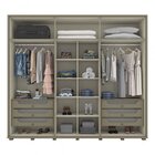 Guarda-roupa Roupeiro 6 Portas 6 Gavetas Platamo Henn Duna/cr