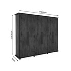 Guarda Roupa Roupeiro Amazonas Plus Cedro