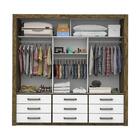 Guarda Roupa Roupeiro Anjos 3 Portas De Correr Com Espelho Ce