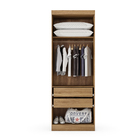 Guarda Roupa Roupeiro Armário 2 Portas Módulo Amendola/ Branc