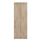 Guarda Roupa Roupeiro Armário De Canto 1 Porta Módulo Nogal P