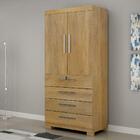 Guarda Roupa Roupeiro Armário Multiuso Quarto Sala 2 Portas 4