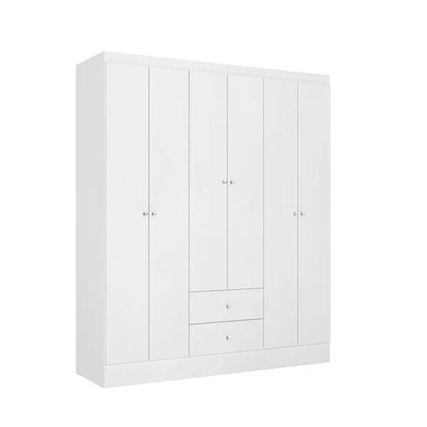 Guarda-roupa Roupeiro Astro 6 Portas 2 Gavetas Thb