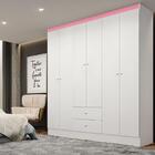 Guarda-roupa Roupeiro Astro 6 Portas 2 Gavetas Thb