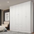 Guarda-roupa Roupeiro Astro 6 Portas 2 Gavetas Thb