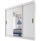 Guarda Roupa Roupeiro Casal 3 Portas 4 Gavetas 4 Prateleiras