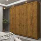 Guarda Roupa Roupeiro Casal 6 Portas 2 Gavetas Império Madeir