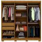 Guarda Roupa Roupeiro Casal 6 Portas 2 Gavetas Império Madeir