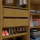 Guarda Roupa Roupeiro Casal 6 Portas 2 Gavetas Império Natura