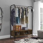 Guarda Roupa Roupeiro Casal Arara Closet Milão Preto Demoliçã