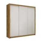 Guarda Roupa Roupeiro Clarice 3 Portas De Correr 4 Gavetas Ca