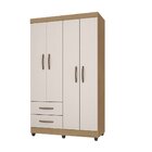 Guarda Roupa Roupeiro De Casal Honduras 4 Portas 2 Gavetas Fr