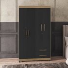 Guarda Roupa Roupeiro De Solteiro Lion Com Chave 4 Portas 2 G