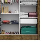 Guarda Roupa Roupeiro Dubai 3 Portas De Correr Com Espelho Ce